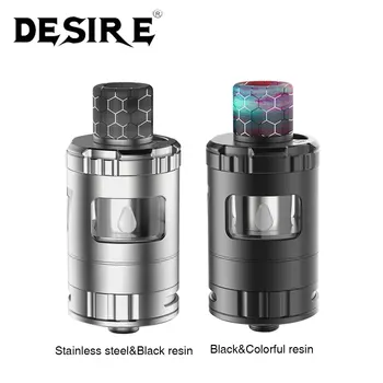 

Original Desire Squonky Subohm Tank 2ml Capacity with 24mm Diameter & 0.4 Ohm Mesh Coil Massive Cloud Fit Squonk Mod vs Cascade