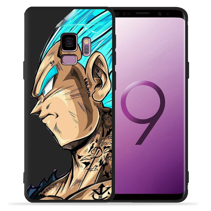 Dragon Ball Супер Саян Гоку Вегета Дракон Чехол для телефона для samsung Galaxy S9 S8 S10 плюс S7 S6 край S10 Lite Note9 8 крышка Etui - Цвет: 12