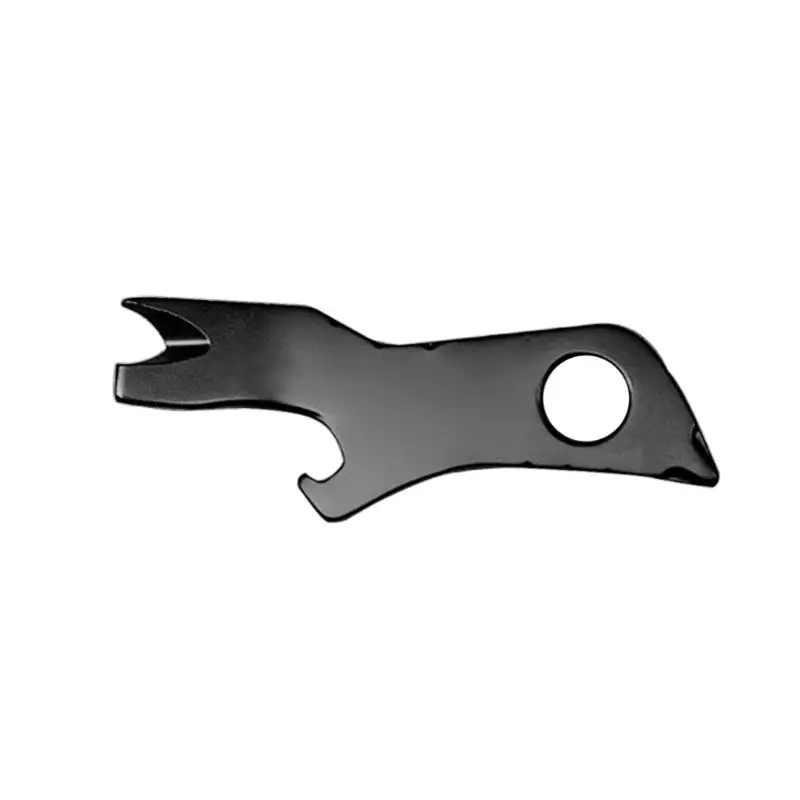 

7-in-1 Multifunction Outdoor Tool Crowbar Screwdriver Bottle Opener Wire Stripper Keychain Airline-Safe Stainless Steel