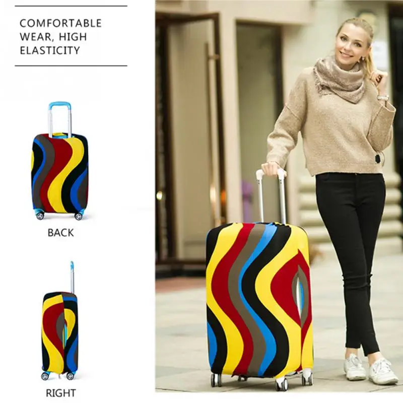 

Luggage Suitcase Cover 18-28 Elastic Protective Bag Trolley Case Dust Cover High Quality Suitcase Protector Fashion