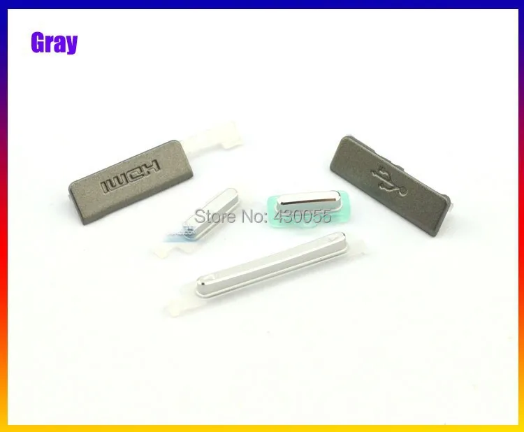 Серый новый корпус Ymitn боковые кнопки питания HDMI USB разъем чехол для Sony Ericsson Xperia S
