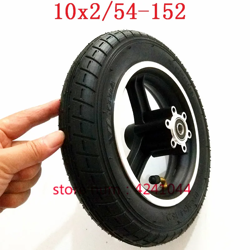 54-152/10x2 шины 10x2. 0 внутренняя труба шины с 10''alloy rim hub для электрического автомобиля баланса, детская коляска 10x2 Электрический Скутер колеса - Цвет: 10x2 wheel  A