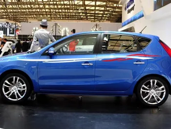 

Car Stripe Racing 110'' Upper Door Decal for IX30 for IX30 Vinyl Side sticker CB139