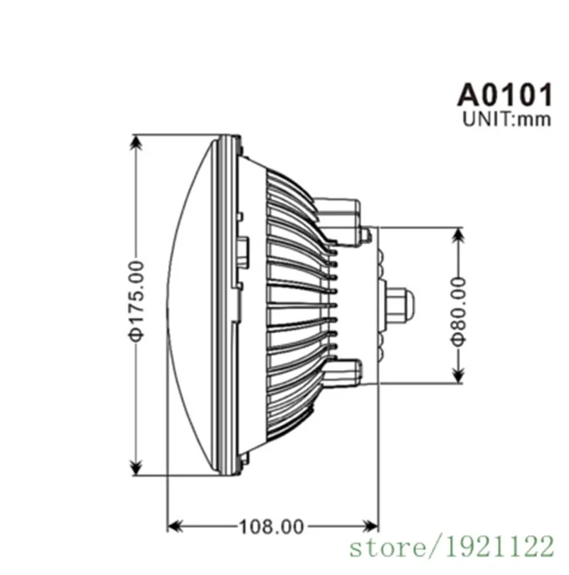 7 Inch 60w Cree Headlight Hi low beam with DRL For Wrangler 07-15 Defender G55 G500 Harley.11111111111111111112211111jpg