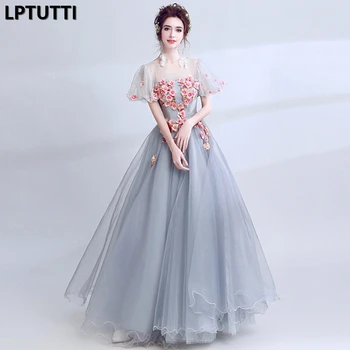 

LPTUTTI Appliques Beading New For Women Elegant Date Ceremony Party Prom Gown Formal Gala Events Luxury Long Evening Dress