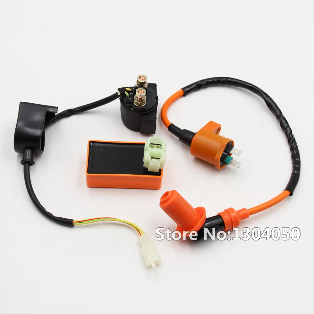 Rendimiento Bobina De Encendido de Arranque Solenoide Relay 6 Pin AC CDI Fit GY6 50 110 125 150 cc Scooter Taotao Sunl ATV NUEVO