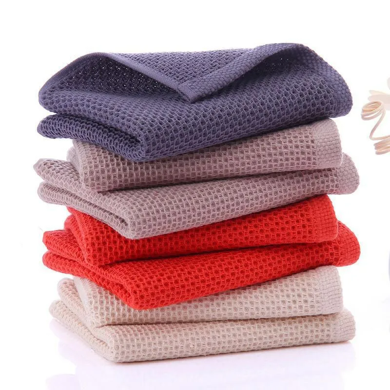 Bathroom Floor Mats Washable Bathtub Shower Sink Floor Towels Soft absorbent couple gauze honeycomb fabric wash towel Apr12 (2)