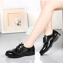 Guvoosm осень из натуральной кожи Женские туфли-лодочки женские мокасины Повседневное в британском стиле ручной работы сапоги на резиновой подошве женская обувь на шнуровке большой Size36-43