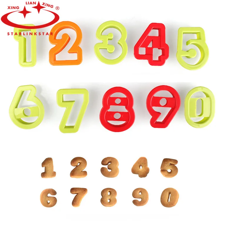

Number Letters Biscuit Cutter Number Fondant Cake Cookie Cutter Press Embosser Cake Mould Birthday Cake Decoration Tools