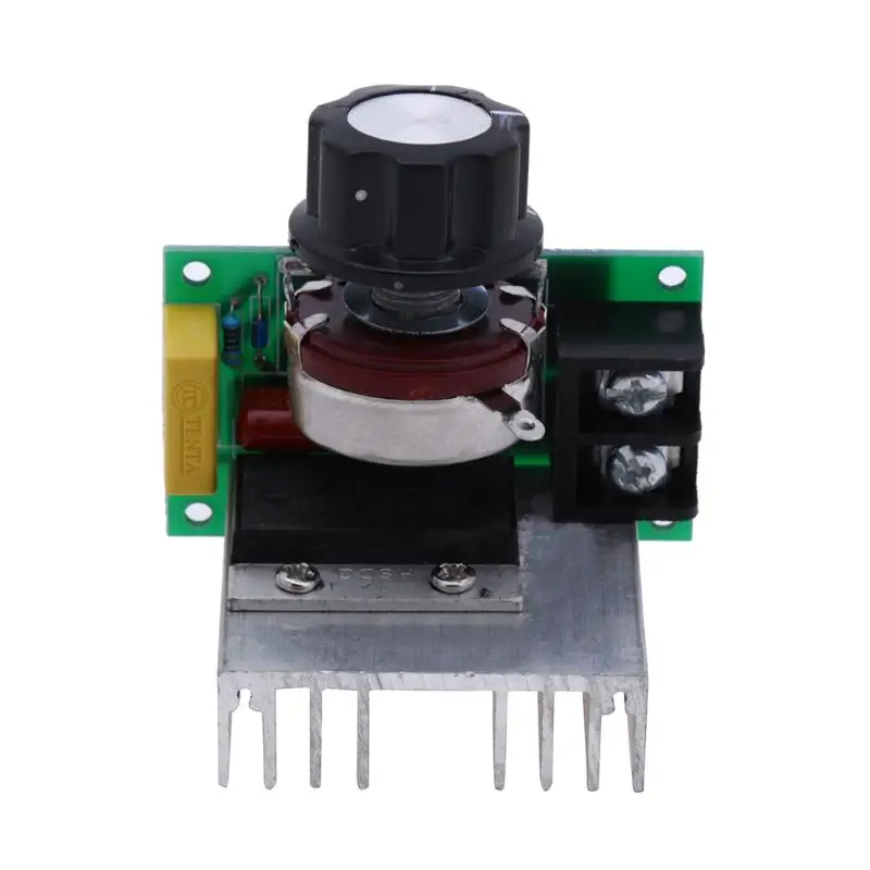 

AC 220V 8000W High Power Voltage Regulator Dimming Dimmers Speed Controller Thermostat Electronic Voltage Regulator Module New