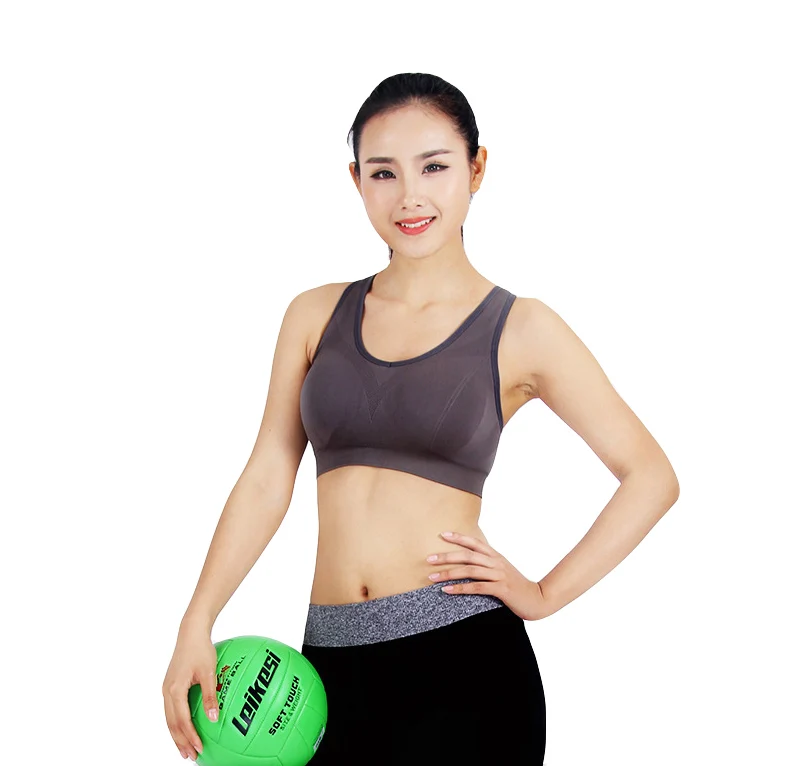 S-2XL, женский спортивный бюстгальтер для йоги размера плюс, мягкий, без проволоки, спортивный бюстгальтер, фитнес, тренировки, спорт, топы