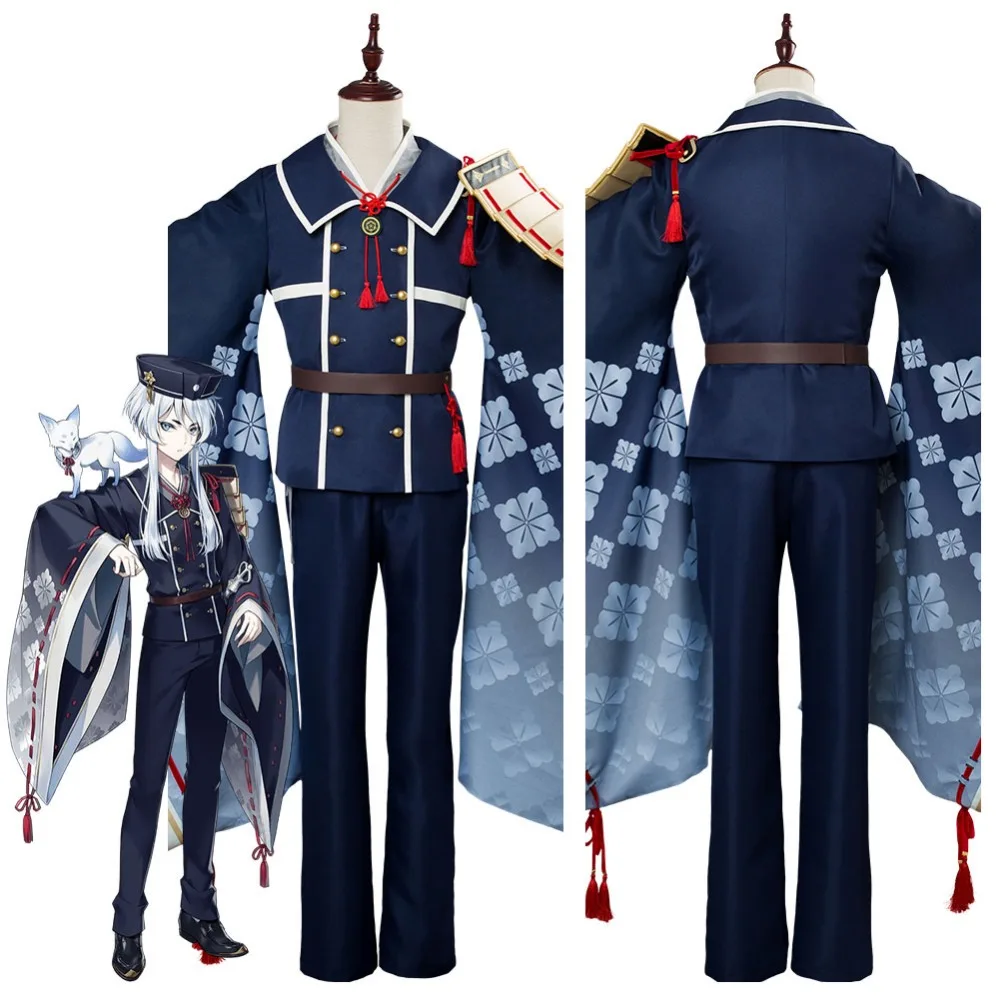 Touken Ranbu Hakusan Yoshimitsu Косплей Touken Ranbu онлайн косплей костюм полный комплект Хэллоуин Косплей Костюм на заказ