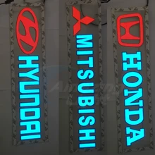 Hot sale customzied 40x10cm EL backlight el panel el car sticker with DC12V inverter