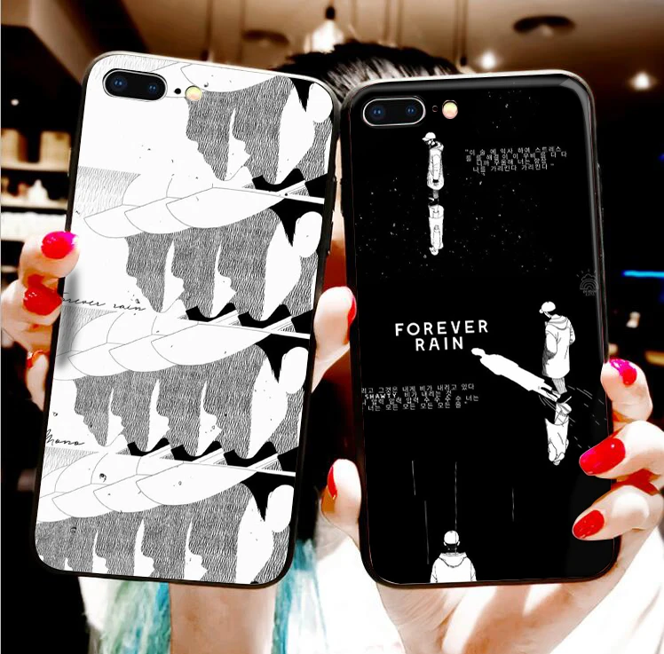 BTS RM Mono 2018 Mixtape Black Version phone case for