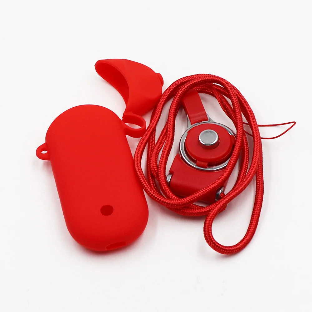 Lovekeke декоративная Защитная крышка кожаный силиконовый чехол со шнурком для Vaporesso Renova Zero Pod Kit Vape - Цвет: red