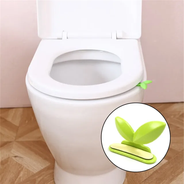 Green Leaves Toilet Lid Lifting Device Sitting Commode Bathroom Green Leaves Toilet Lid Lifting Device Sitting Commode Bathroom Accessories Handle Portable Sanitation