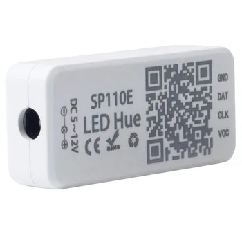 

WS2812B SK6812RGB SK6812RGBW Bluetooth SP110E Mini Controller, Support ALL LED Strip/Module Light/Panel/String, IOS/Android App