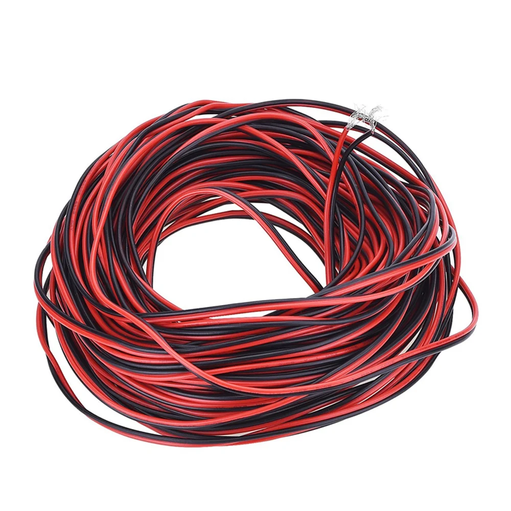 20 meters Electrical Wire Tinned Copper 2 Pin AWG 22 insulated PVC ...