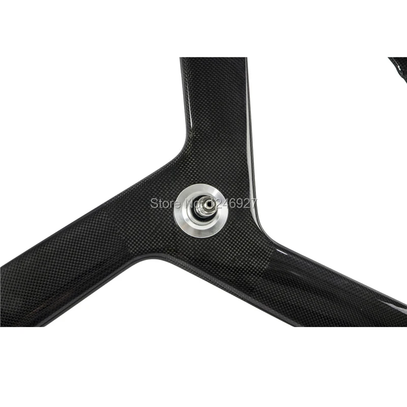 Flash Deal Hot Sale 700C Tri spoke Carbon Wheelset 56mm Clincher Carbon Wheel For Road Bike Or Track Bike 3 Spoke Wheel 3 Flash Deal Hot Sale 700C Tri spoke Carbon Wheelset 56mm Clincher Carbon Wheel For Road Bike Or Track Bike 3 Spoke Wheel 3