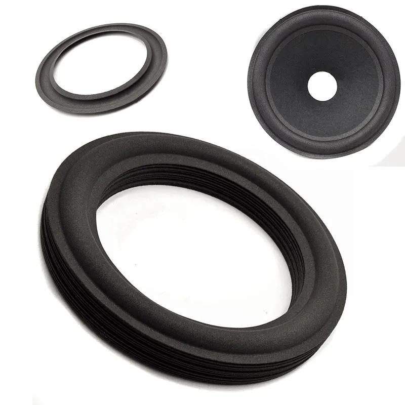1pc 8 Inch Speaker Foam Edge Black Surround Repair Part 196mm High Quality Woofer Foam Edge For Audio Mayitr