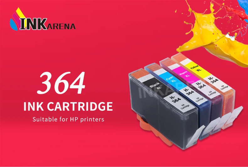 INKARENA 2 шт 364XL совместимый картридж с чернилами Замена для hp 364 XL для hp Deskjet 3070A 7510 Photosmart 5510 5515 5520 7520