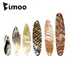 Bimoo 1PC Paua Abalone Shell Spoon for Fishing Lure Strip Natural Abalone Shell Fishing Jig Lure Spoon Shell lures Multiple-size ► Photo 1/6