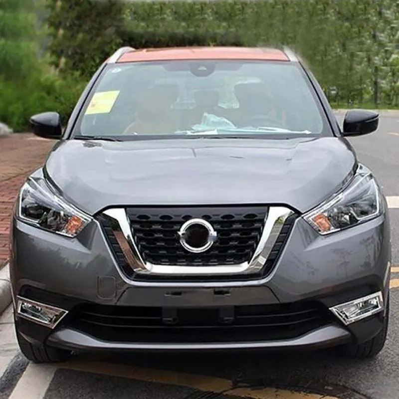 Для Nissan Kicks ABS Хромированная передняя противотуманная фара крышка отделка 2 шт Автомобильный Стайлинг