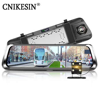 

CNIKESIN C80 4G Wifi Mirror DVR Car GPS Android Dash Camera 10 inch IPS Touch Recorde ADAS FHD 1080P Rear View Mirror Navigation