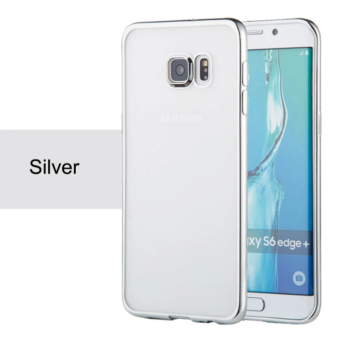 Чехол Nephy с роскошной оправой из ТПУ для samsung Galaxy S5 S6 S7 Edge S6 Крышка для Edge Plus ультратонкий прозрачный корпус мягкий чехол