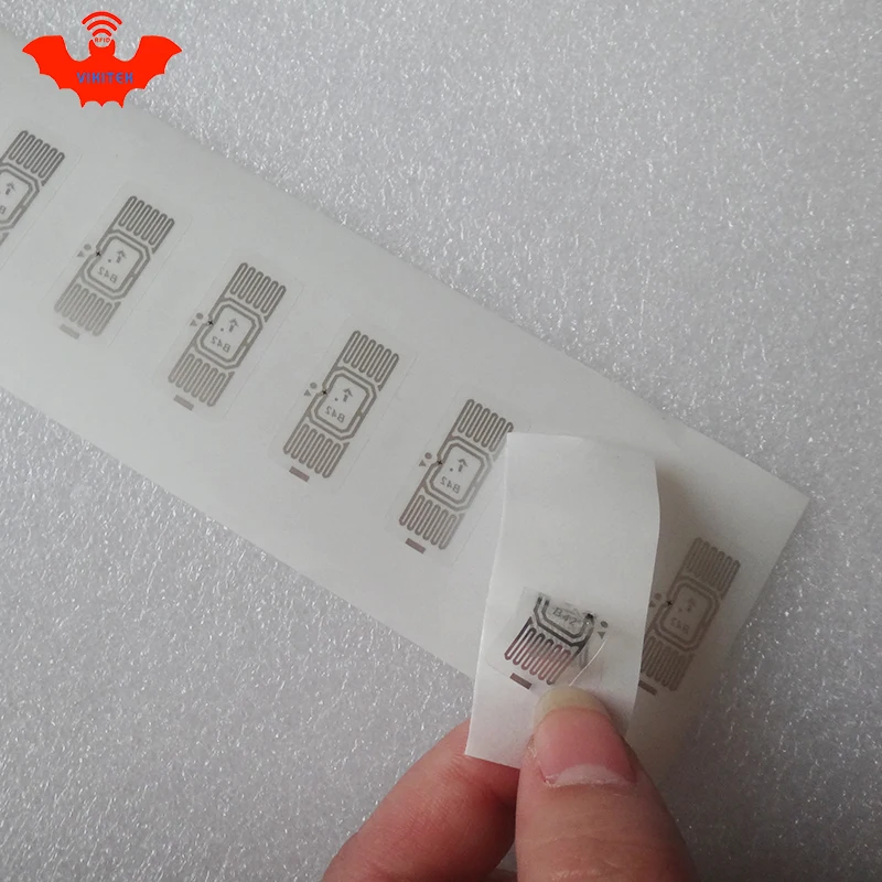 UHF RFID тег EPC 6C наклейка Impinj B42 влажная инкрустация 915mhz868mhz860 960MHZ Higgs3 100 шт. Бесплатная