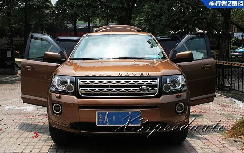 Шт. высокое качество 4 шт. пластик окна козырек вентиляционный для Land Rover freelander 2 2013 2014 2015