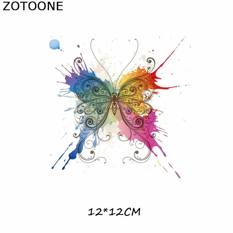 Нашивка ZOTOONE с чернильным принтом для одежды термотрансферы сделай сам
