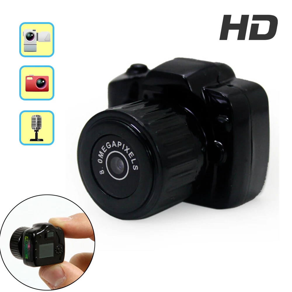 Mini DVR Camera HD 1080P Small Thumb DV Camcorder Portable Pocket Cam