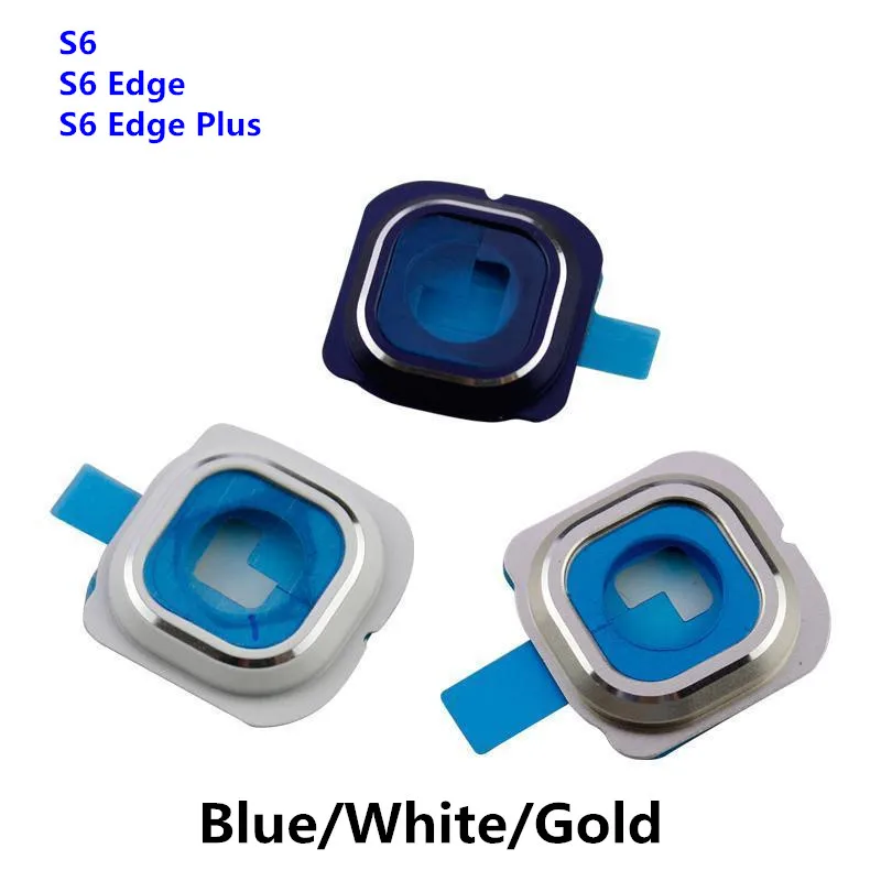 

For Samsung Galaxy S6 Edge Plug G920 G925 G928 Back Rear Camera Glass Lens Cover with Frame Holder Replacement Part