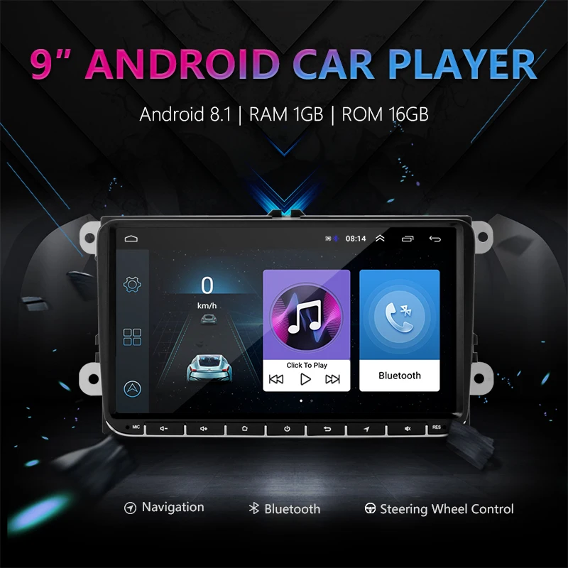 Flash Deal Jansite 9" Car Radio Android 8.1 GPS Navigation for VW Volkswagen SKODA GOLF 5 6 POLO PASSAT B5 B6 JETTA TIGUAN player BT RDS 1 Flash Deal Jansite 9" Car Radio Android 8.1 GPS Navigation for VW Volkswagen SKODA GOLF 5 6 POLO PASSAT B5 B6 JETTA TIGUAN player BT RDS 1