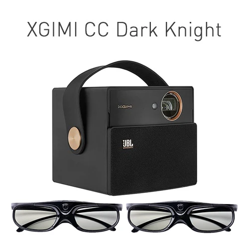 XGIMI CC Aurora Dark Knight DLP портативный проектор Wifi Bluetooth 3D затвор Android Поддержка домашнего кинотеатра 4K HD видео проекторы - Цвет: 2pcs 3D