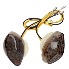 ITimo For Honda Universal Flasher Amber light Indicator Lamp Turn Signal Lights Motorcycle Lighting 2 Pieces/Set