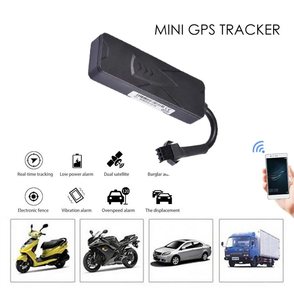 

Mini Portable Car Motorcycle Electric Car GPS Tracker Real Time Positioning Anti Lost Burglar Alarm Car Tracking Locator Device