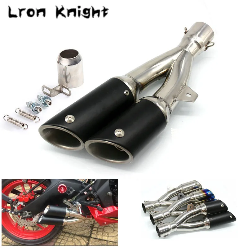 

For Suzuki Apprilla benelli KTM Motorcycle Accessories Exhaust Pipe Muffler GP Escapes db killer Two Brother Strong Sound