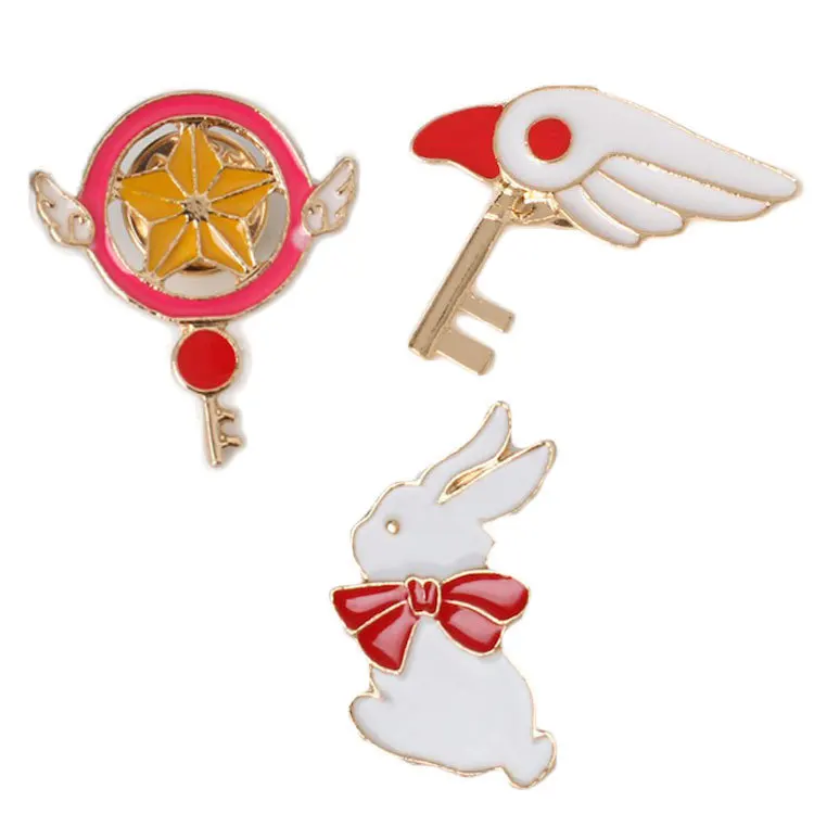 

Cartoon brooch, star staff, bird head staff, uniform dripping oil brooch badge, fashion jewelry accessories wholesale