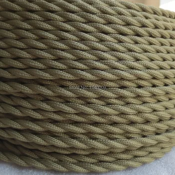 

10m/lot 2 x 0.75mm2 Twisted Cable Twisted Electrical Wire Braided Color Cords