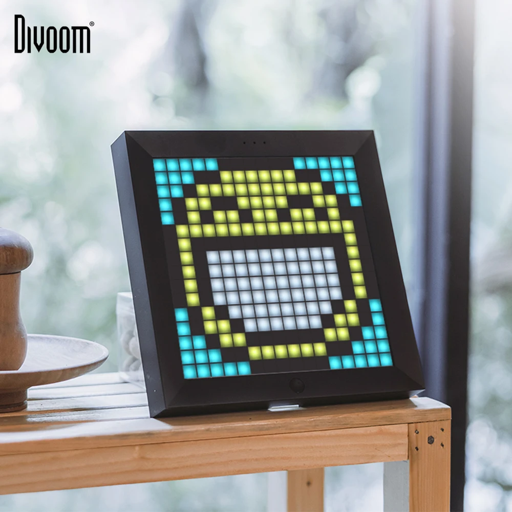 

Divoom Pixoo Pixel Art Bluetooth Wireless LED Digital Panel Clock Alarm Suit For Android And IOS System Controlled By App DIY