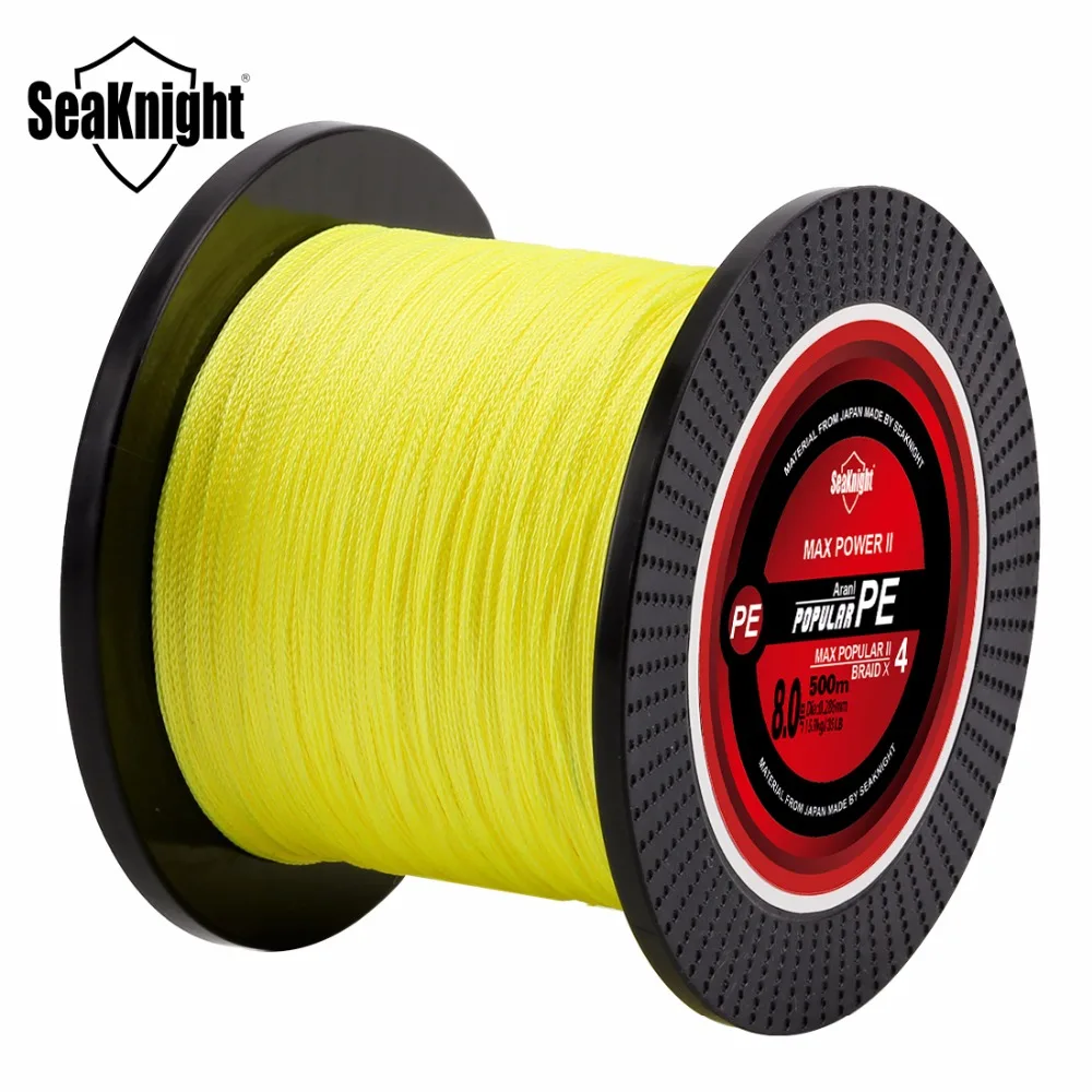 SeaKnight Brand Fishing Line 500M/547Yds 4 Strands Braided Smooth