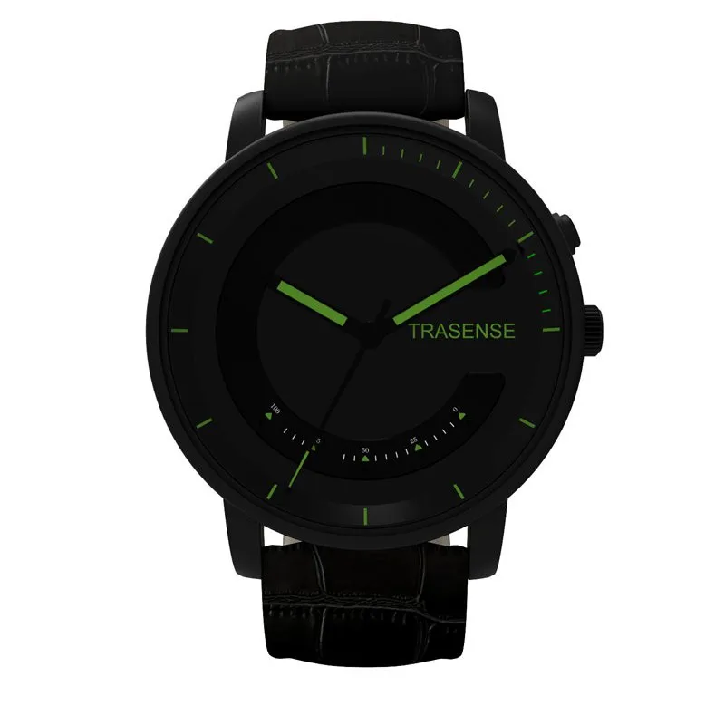 

H03-N Smart Watch Quartz Watch Remote Camera SMS,Message Reminder Leather Strap Call Reminder Luminous Smartwatch