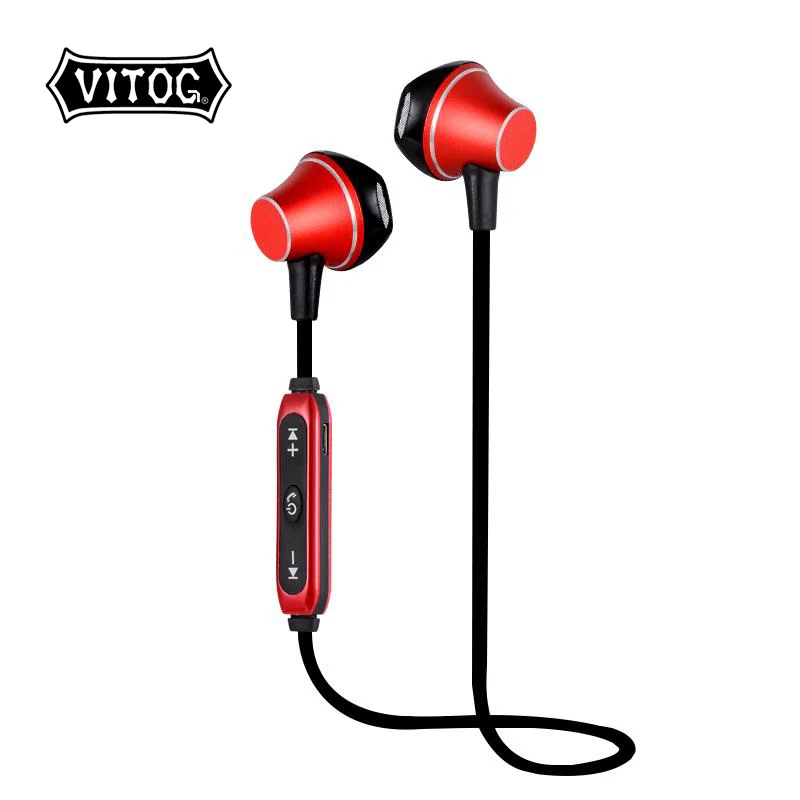Магнитные беспроводные Bluetooth-наушники Vitog D12 стерео BT 4 2 наушники-вкладыши