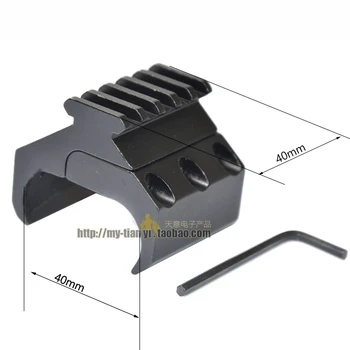 

20mm rails torch gun mount Adapter Rail Bipod Flashlight Mount Laser Sight Base Rifle Gun Tactical Hunting Swivel Converter