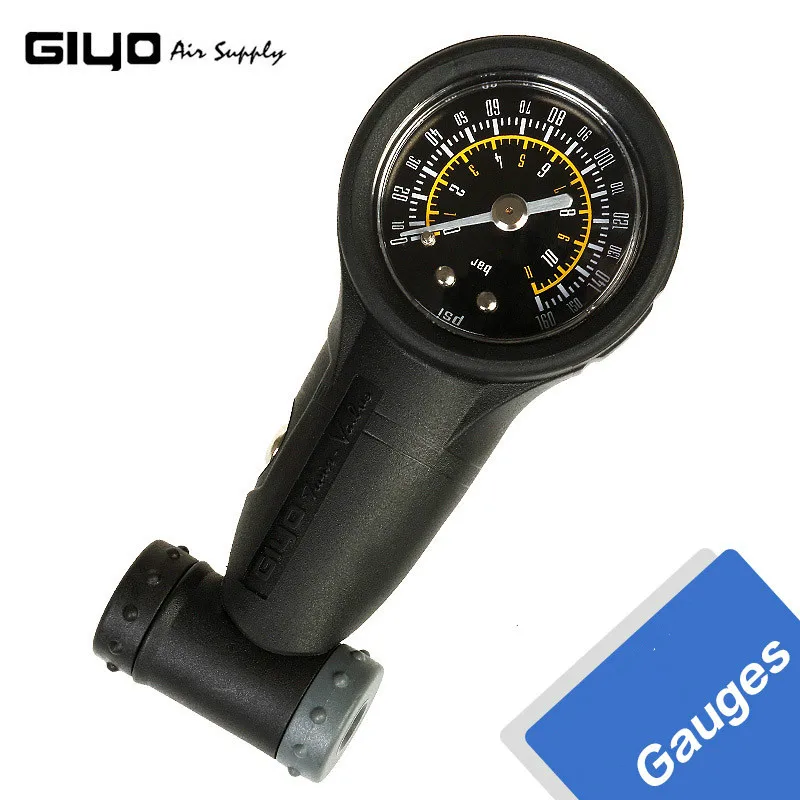 GG 05 Giyo 160 PSI Mini Bicycle Tire Air Pressure Gauge MTB Road Bike