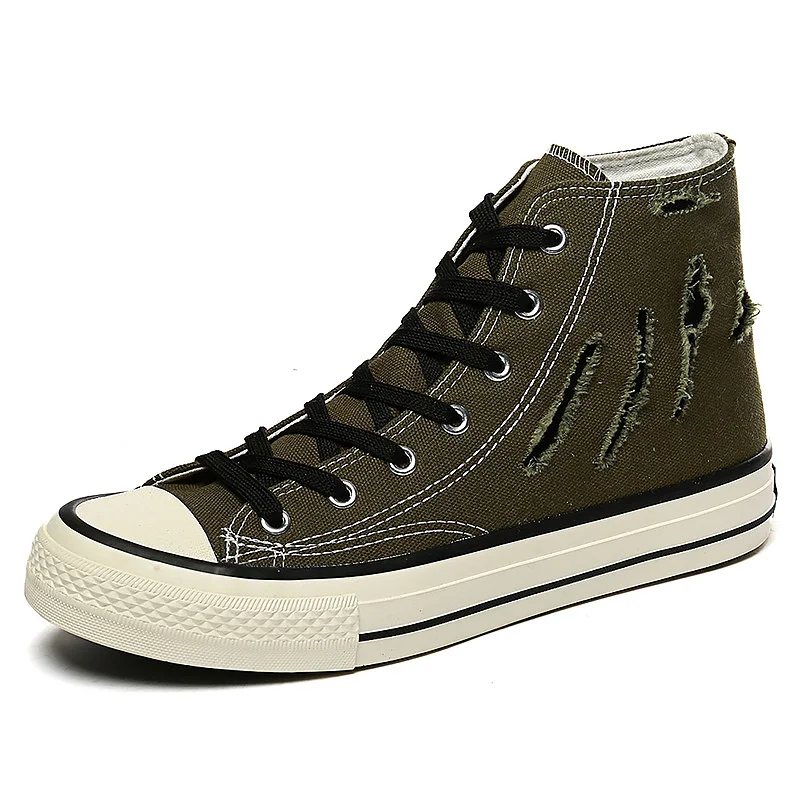 Men's Shoes Summer Cozy Canvas Shoes For Men Lace-Up Sewing Mixed Colors Non Slip Casual Mans Footwear Zapatos De Hombre Men's Shoes Summer Cozy Canvas Shoes For Men Lace-Up Sewing Mixed Colors Non Slip Casual Mans Footwear Zapatos De Hombre