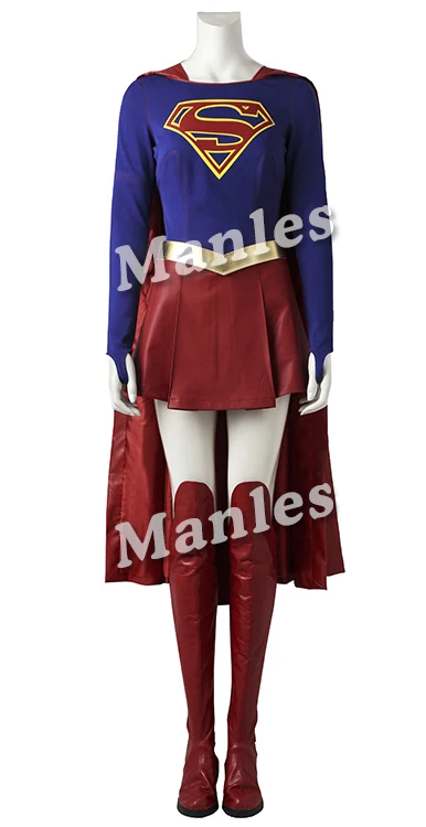Костюм супердевушки Kara Zor-El Danvers комбинезон для косплея красивое платье для девочек супергерой Хэллоуин Карнавальный наряд на заказ