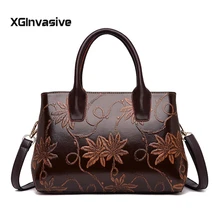 Роскошные Брендовые женские сумочки кожаные сумки высокого качества женские сумки через плечо Большая вместительная сумка Bolsa дамская сумка